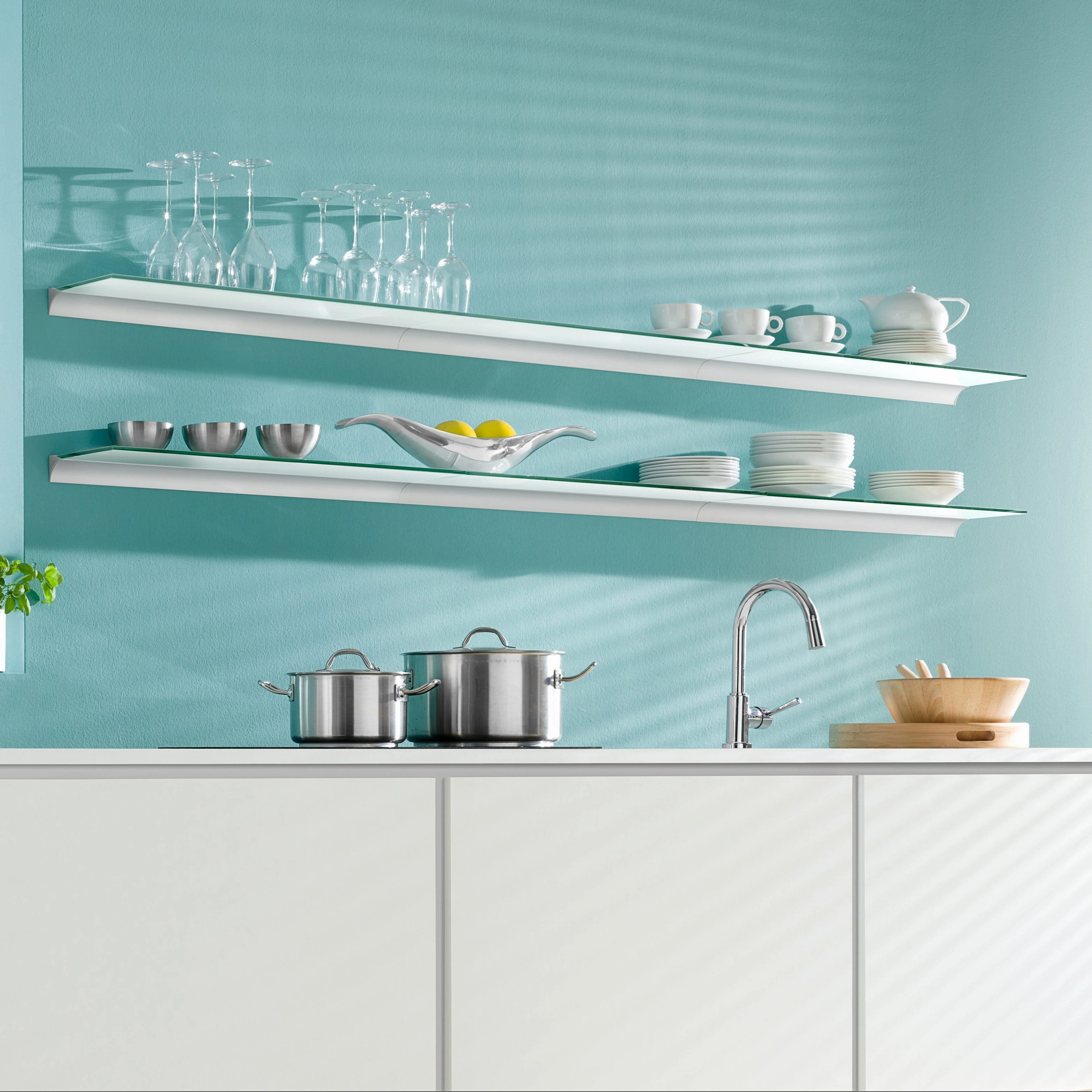 GLASSLINE Square Shelf Board