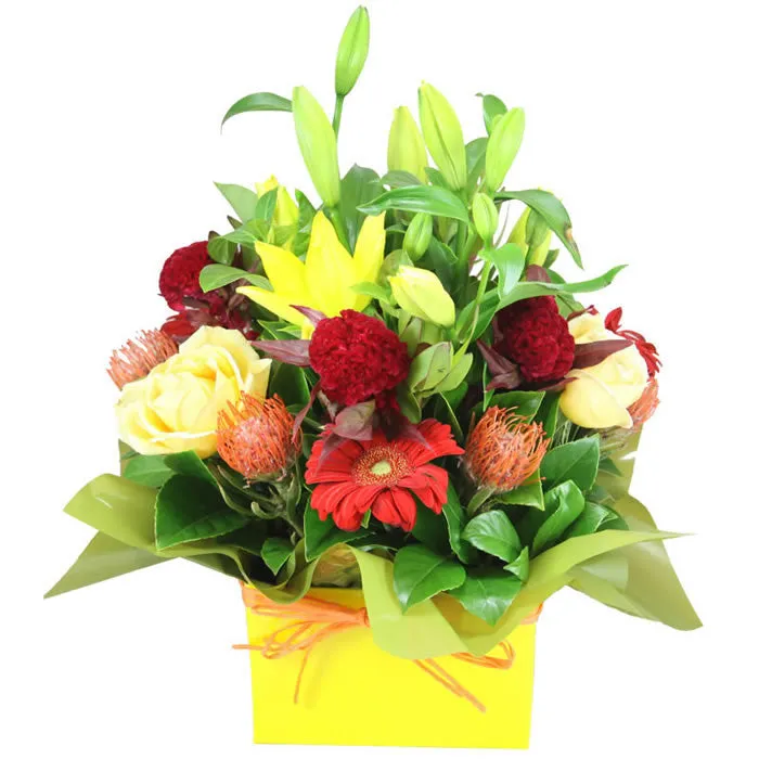 Gold Rush,realistic flower bouquet 