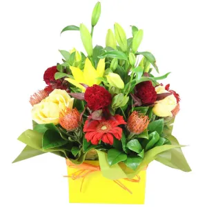 Gold Rush,realistic flower bouquet 