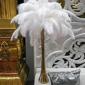 GOLD EIFFEL TOWER 24" Glass vase,aesthetic flower vase