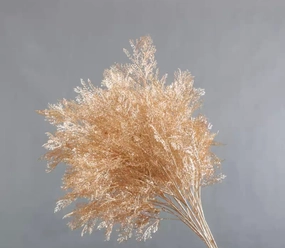 gold fern spray realistic flower bouquet  