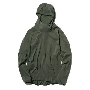 Goldwin Pullover Floating Wind Shell Kapuzenpullover Olivgrün