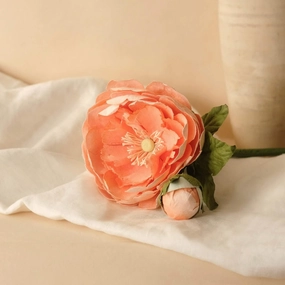 Grande pivoine en papier pche,mother's day bouquet