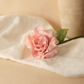 Grande Rose Lady en papier rose ple,mother's day bouquet