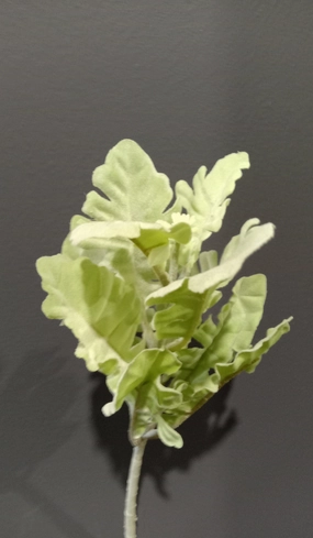 Green Artificial leaf wedding greenery lambs ear with small cuts realistic flower bouquet  
