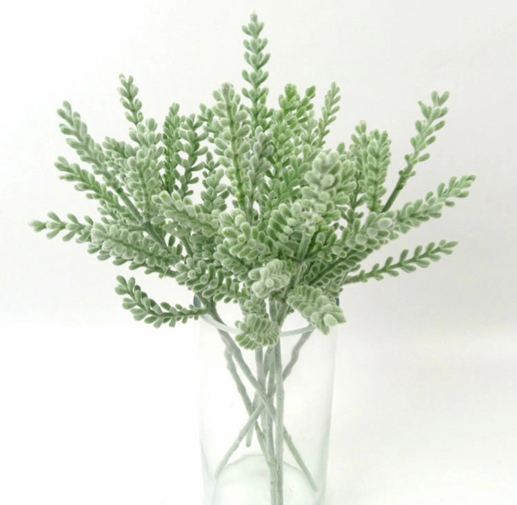 Green deer Antler pick leaf realistic flower bouquet  