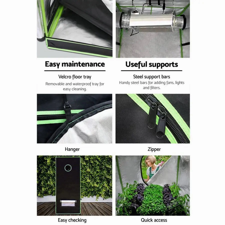 Green Fingers 140 x 280 cm Grow Tent