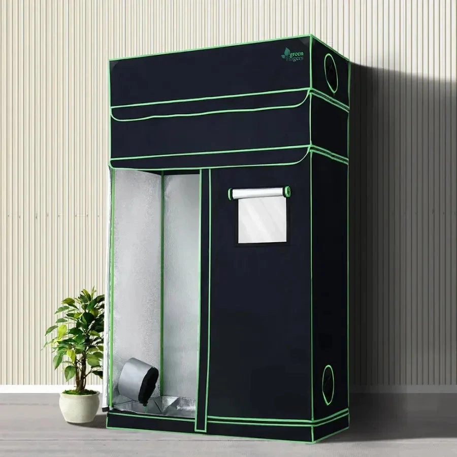 Green Fingers Grow Tent Kits Hydroponics Indoor Grow System DIY 120X60X180/210CM