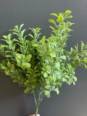 Green leaf bunch realistic flower bouquet  