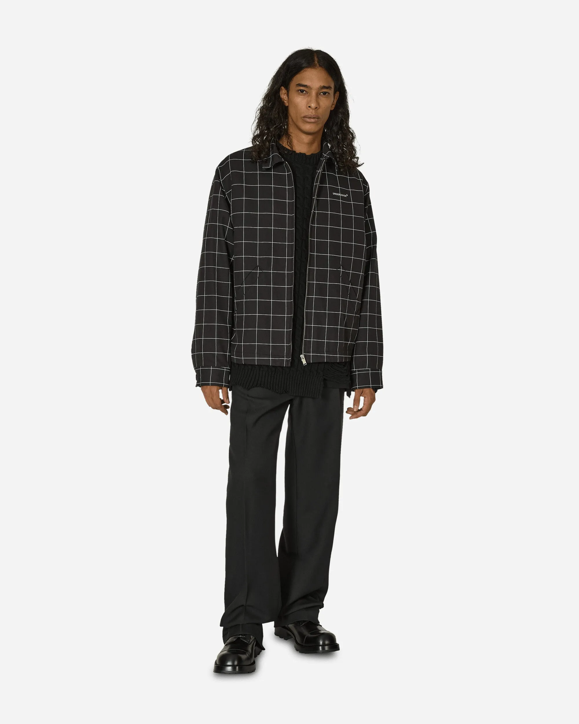 Grid Jacke Schwarz