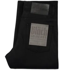 Groovy Guy - Solides Schwarz Selvedge