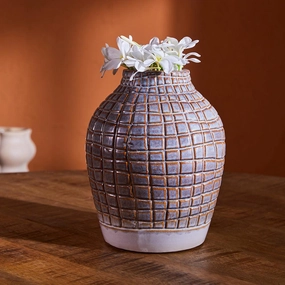Grove End Ceramic Vase,hand-painted ceramic vase