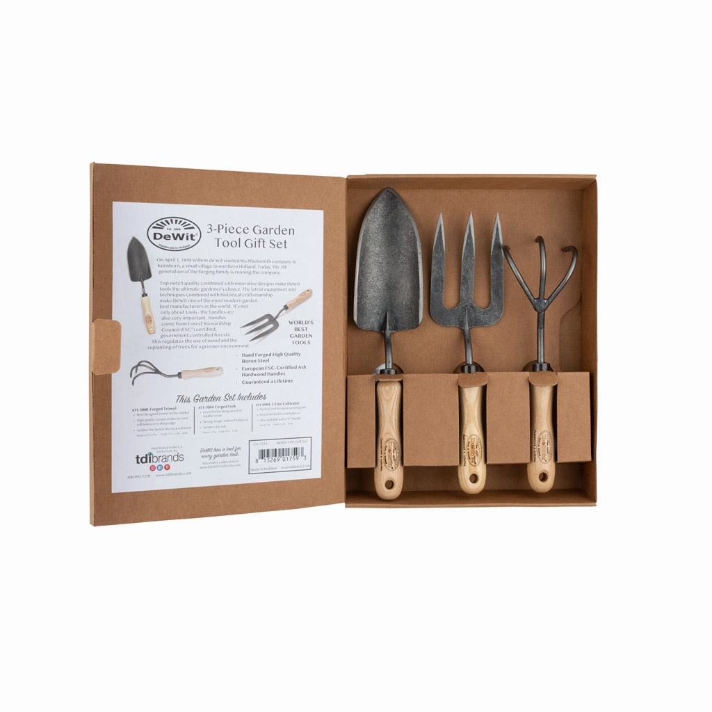 Hand-Forged Garden Tool Gift Set