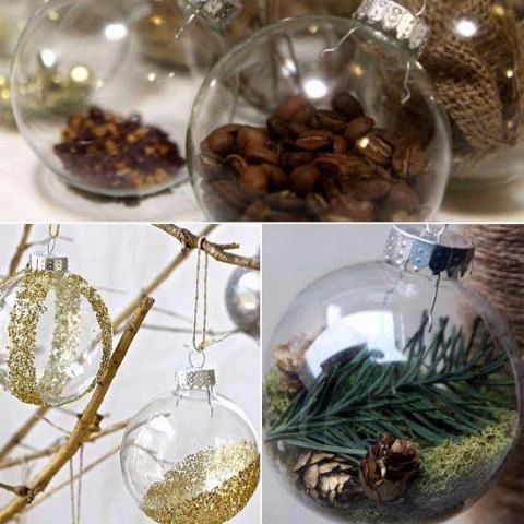 Hanging Glass 4" Round Christmas Ball for ornament diy,aesthetic flower vase