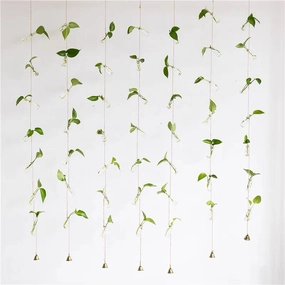 Hanging Glass Vase 7 on a string Ceiling Ball Terrarium,aesthetic flower vase
