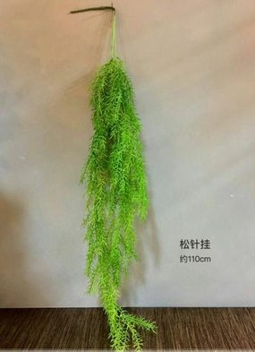 Hanging Pine/Needle Greenery for Wedding home decor artificial flower bouquet  