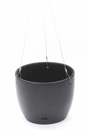 Hanging Pot Matte Black,terracotta plant pot