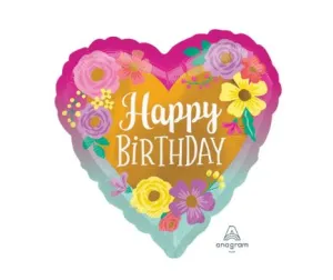 Happy Bithday Balloon No.2,faux bloom stem 