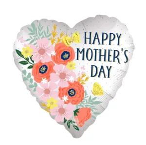 Happy Mother's Day Balloon No.1,faux bloom stem 
