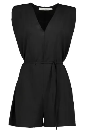 Harlowe Romper In Schwarz