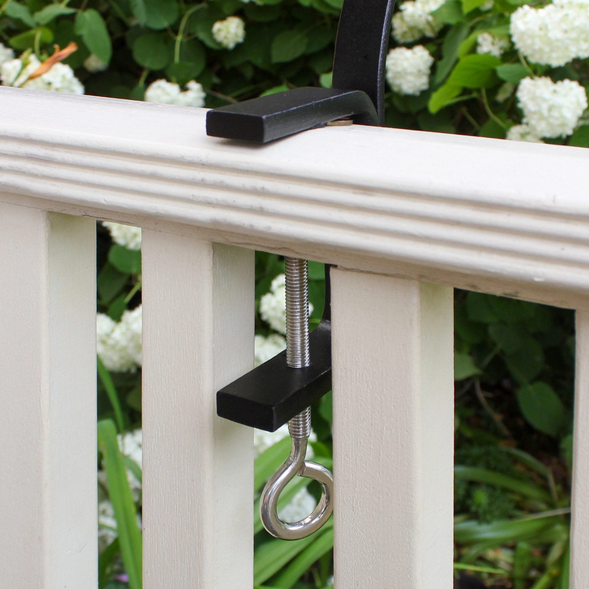 Heart Shaped Birdbath & Railing Bracket
