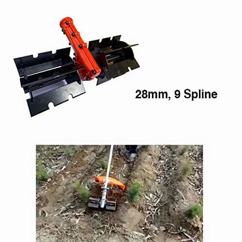 Heavy Duty 28 MM Weeder Attachment For 9T Brush Cutter (Side Pack)