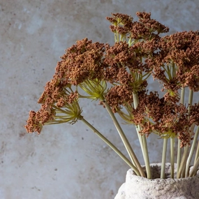 Henna Yarrow Bunch Stem 48cm,dried artificial flower