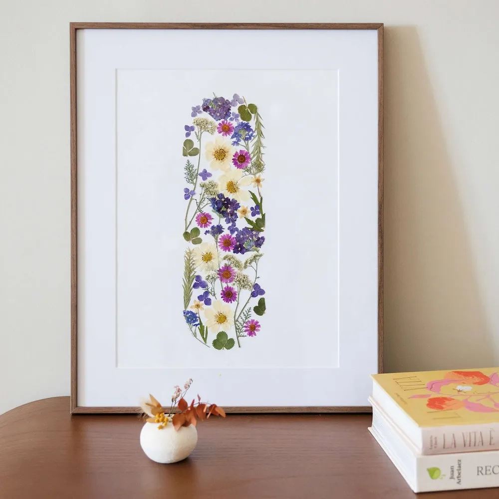 Herbier bouquet d't A3,artificial single flower