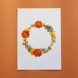 Herbier Chant du Jardin A4,artificial single flower