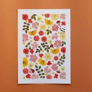 Herbier Jardin de Douceur A4,artificial single flower