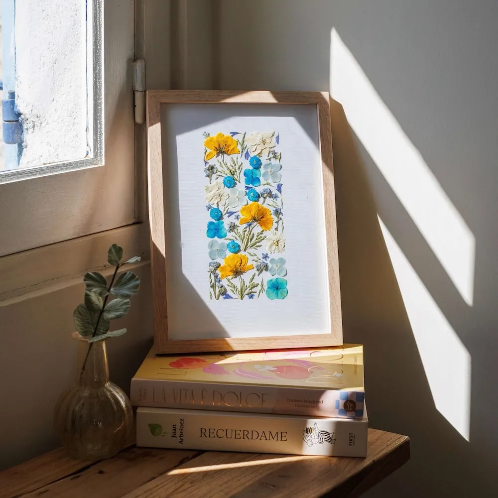 Herbier Rve en fleur A4,artificial single flower