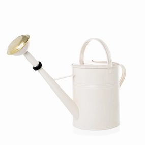 HG Garden White Zinc Watering Can, 9 Liter,garden field mower