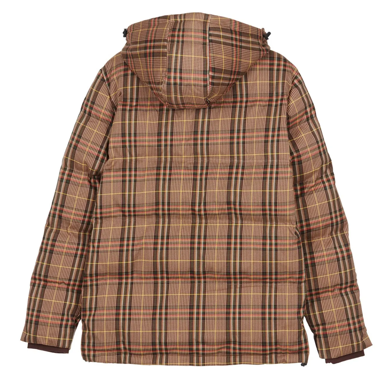 Hikerdelic Calland Plaid Puffer Jacket Braun Karo