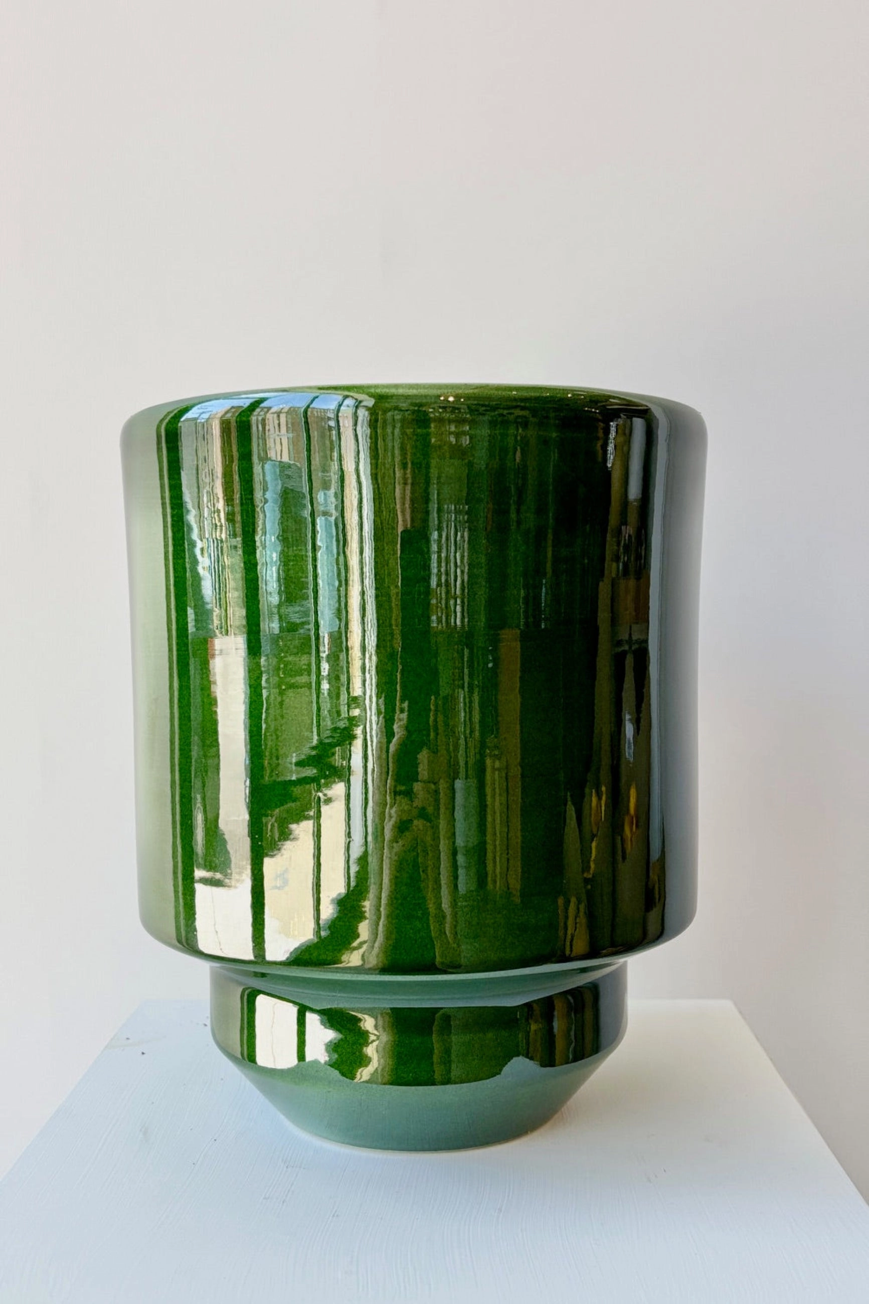 Hoff Pot & Saucer Emerald 7.1