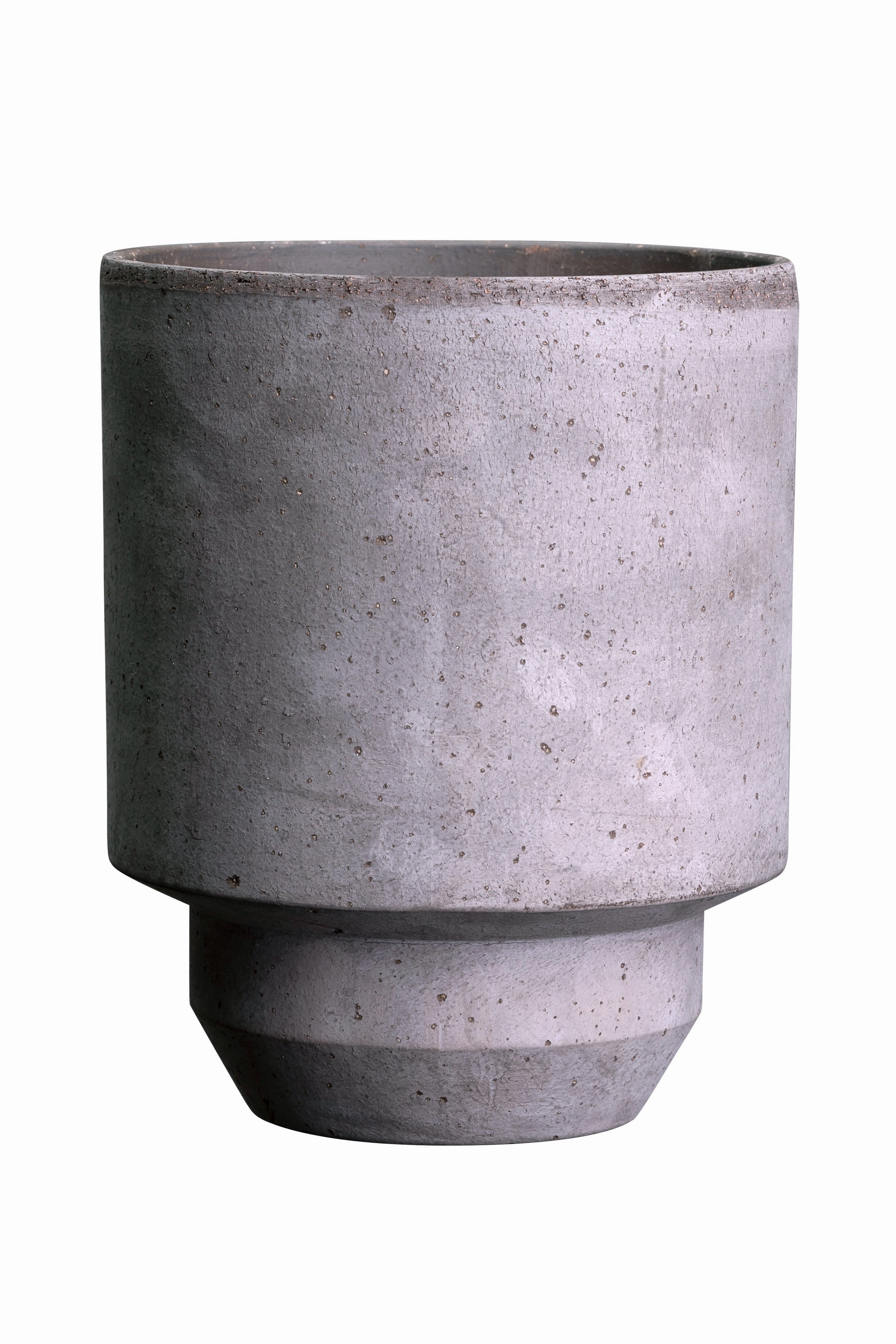 Hoff Pot & Saucer Grey & Emerald 7.1