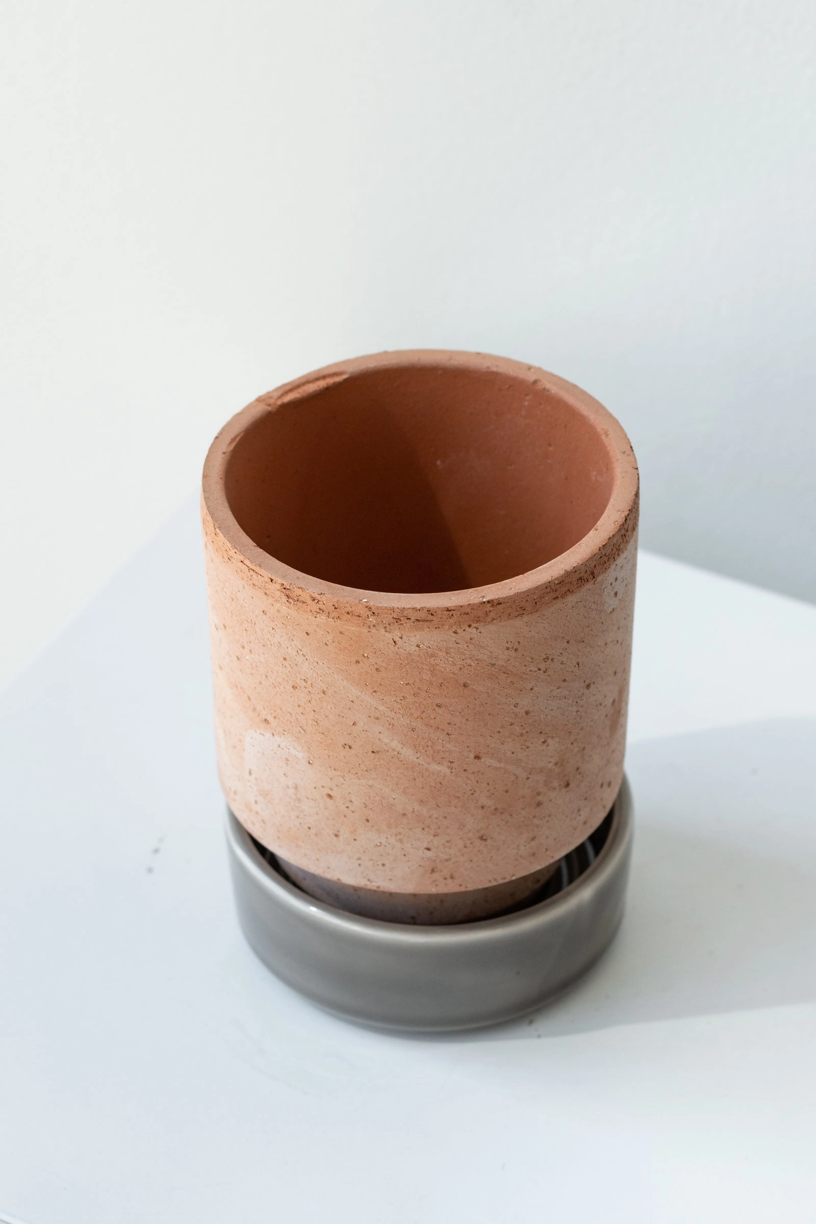 Hoff Pot & Saucer Rosa & Pearl 3.1