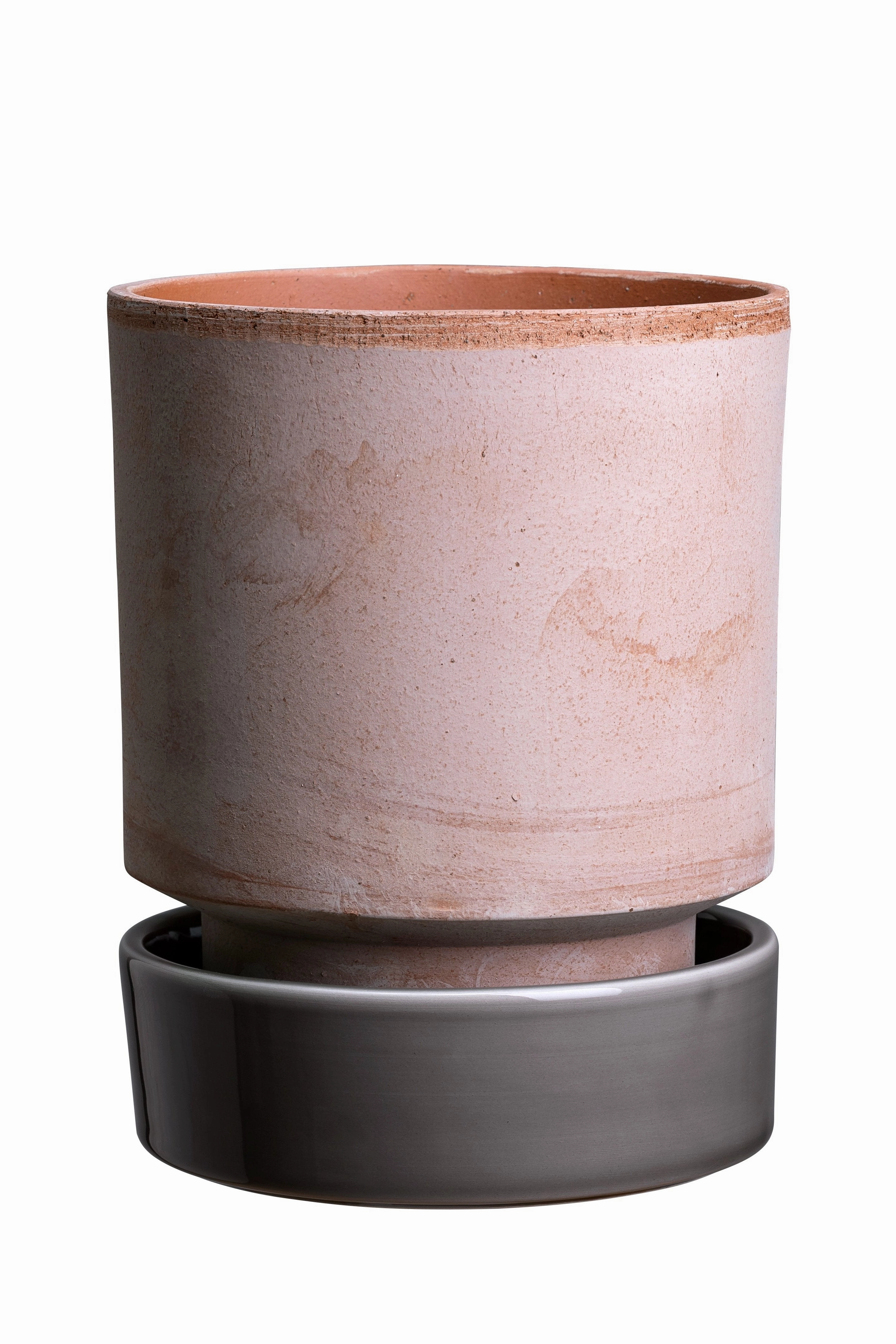 Hoff Pot & Saucer Rosa & Pearl 3.1
