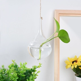 Home Garden Hanging Glass,hand-painted ceramic vase