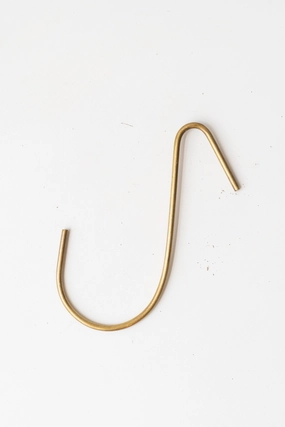 Hook Brass Medium,potted plant decor