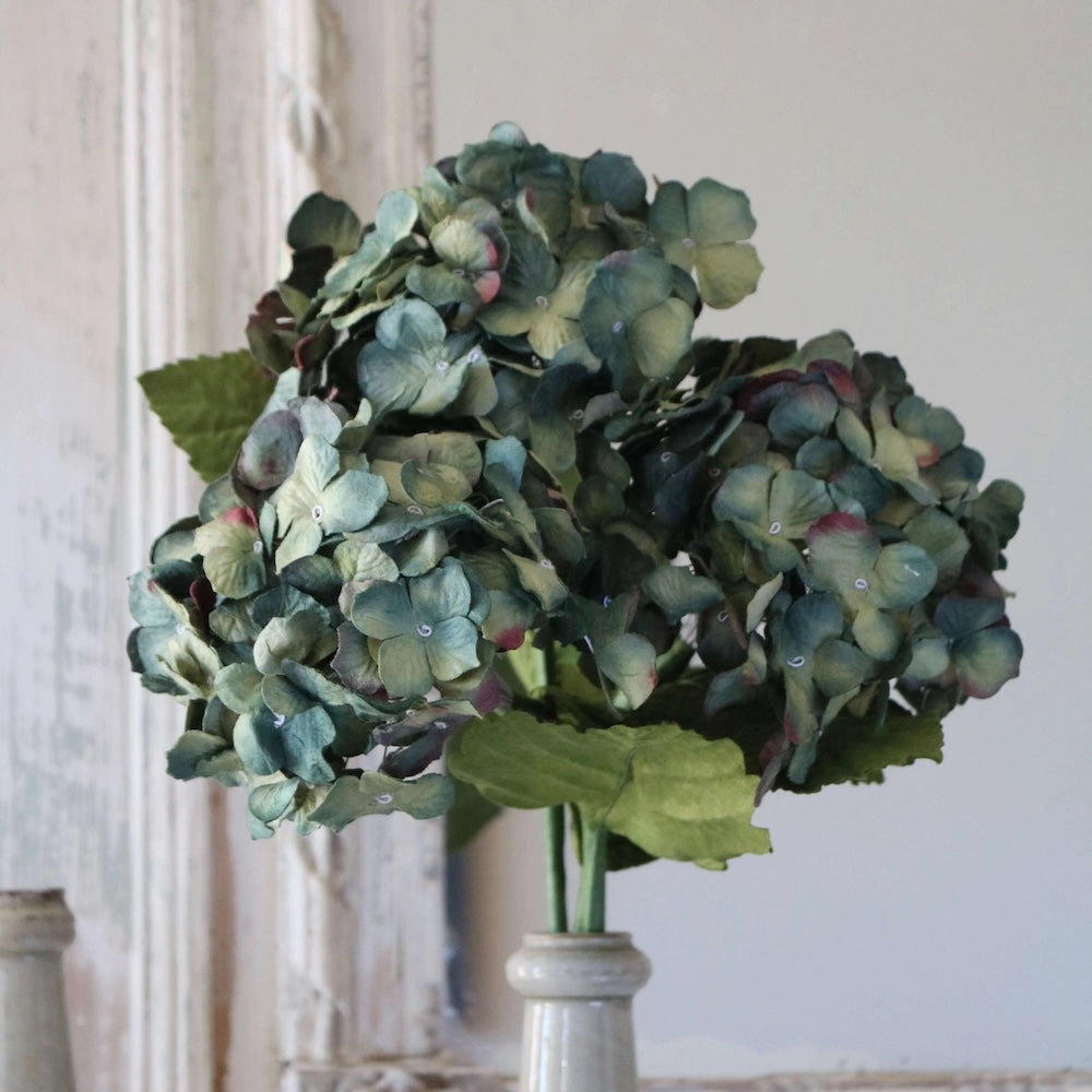 Hortensia en papier naturel