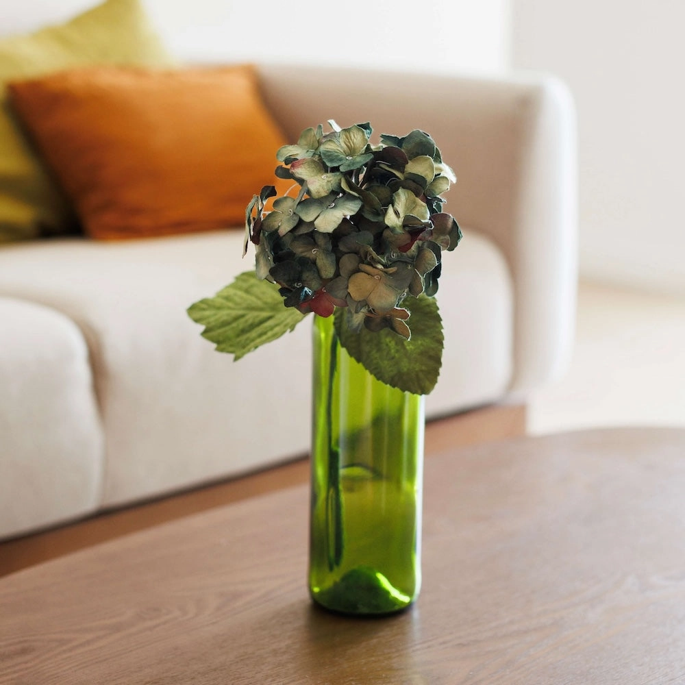 Hortensia en papier naturel