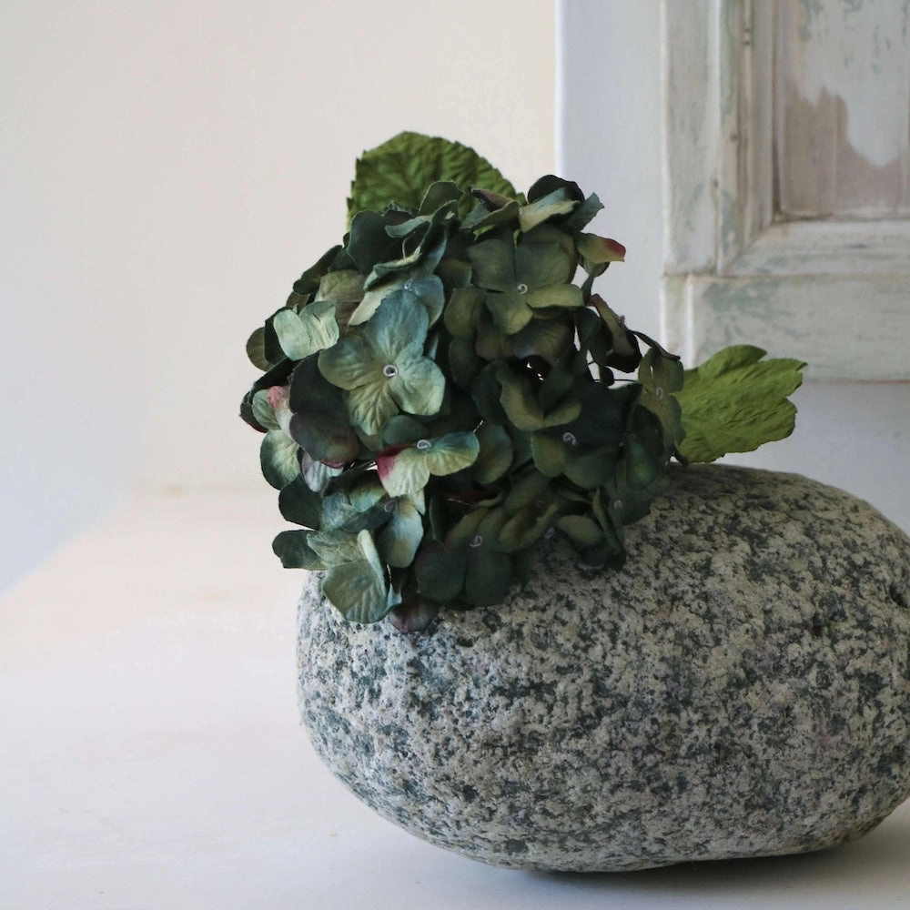 Hortensia en papier naturel