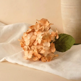 Hortensia en papier orange clair,mother's day bouquet
