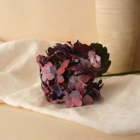 Hortensia en papier violet intense,mother's day bouquet