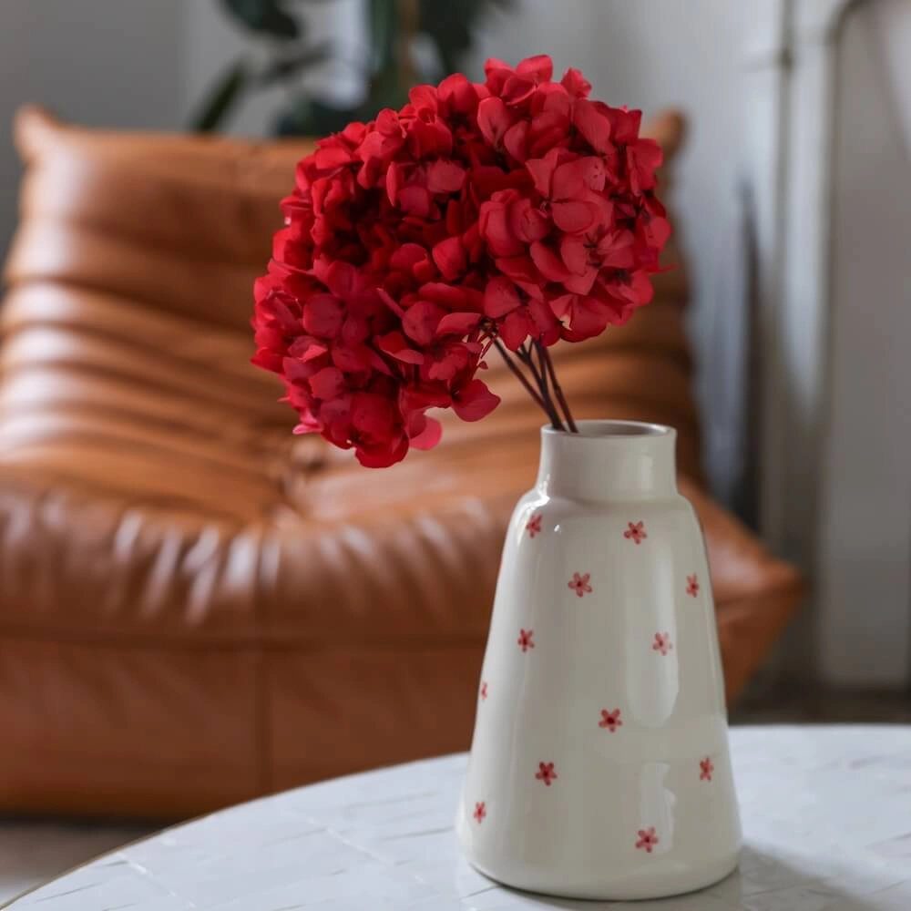 Hortensia Fuchsia,artificial single flower
