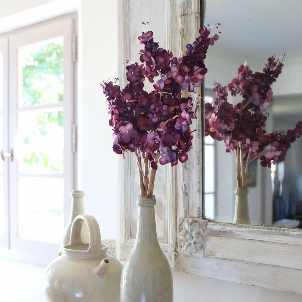 Hortensia panicul en papier violet
