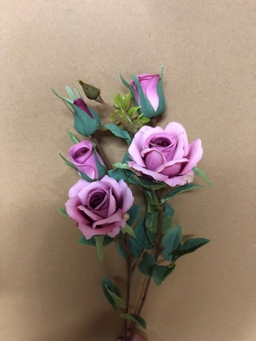 Hot pink New Artificial Rose Spray smallR065 mini artificial flower bouquet  