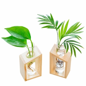 Hot Sale Crystal Glass Test Tube Vase,hand-painted ceramic vase