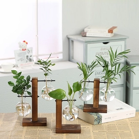 Hydroponic Plant Vases Vintage,hand-painted ceramic vase