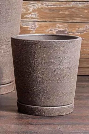 I/O Peat Tapered Planter Small,indoor flower container